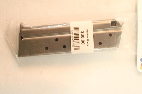 One Kimber 10mm magazine. In package.