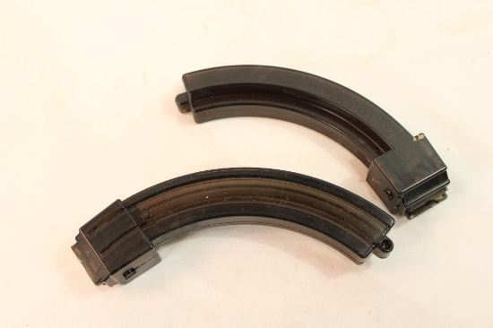 Two Ruger 10-22 extended magazines.