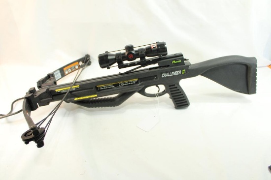 One Parker Challenger II crossbow with scope.