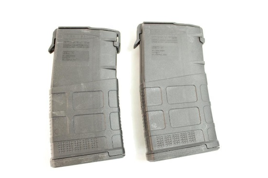 Two Magpul 7.62x51 20 round magazines.