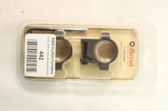 One Burris 1" Zee rings medium Weaver style. In package.