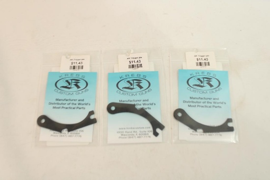 Three AK trigger pins. In packages.