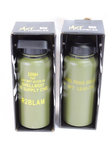 Two 32 oz MFT tumblers In boxes.