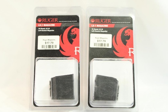 Two Ruger 10-22 10 round magazines. In packages.