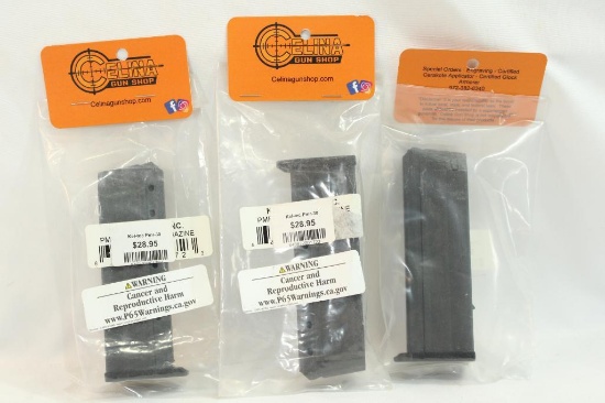 Three Kel-tec PMR 30 magazines. In packages.