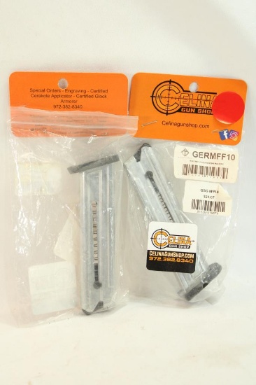 Two GSG Mff10 magazines. In packages.