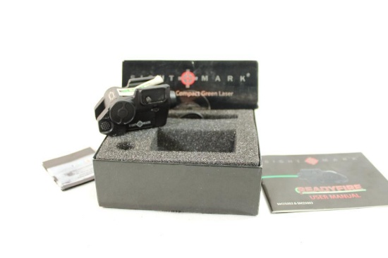 One Sightmark triple duty compact green laser in box.