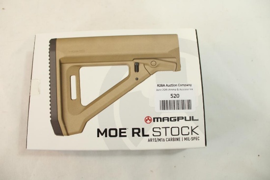 One Magpul MOE RL stock for AR-15. In box.