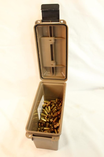 One brown plastic ammo box of 45 ACP FMJ RN. Count 200.