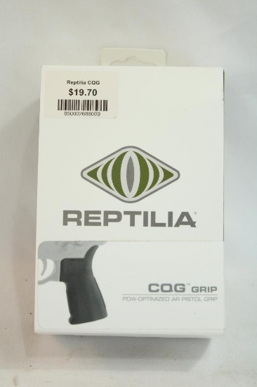 One CQG Reptilia AR pistol grip. In box.