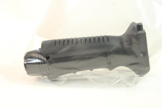 One AR 15 forward handle.