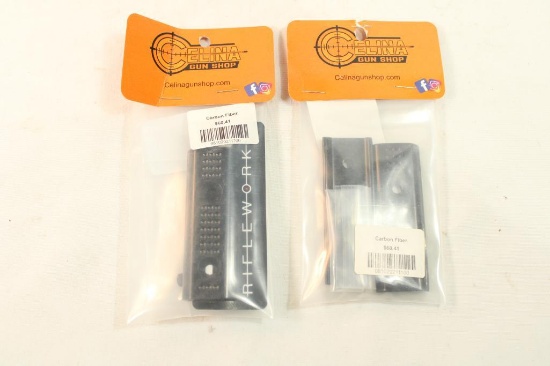 Two SLR Rifleworks carbon fiber M-lok rail covers, new in pkg