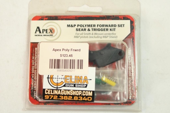 One Apex M&P polymer forward set sear & trigger kit, new in pkg