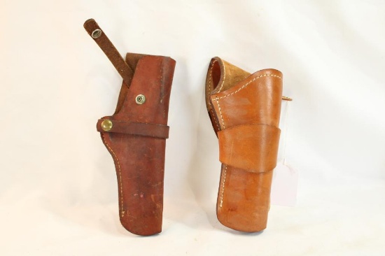Two leather RH holsters