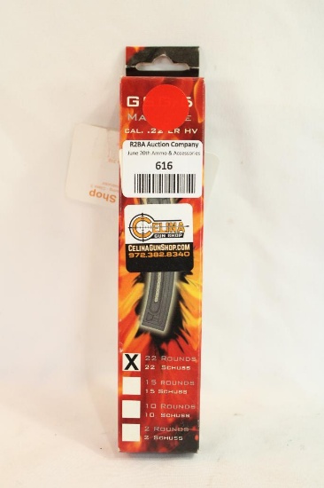 One GSG-5 22LR 22 round magazine, new in box