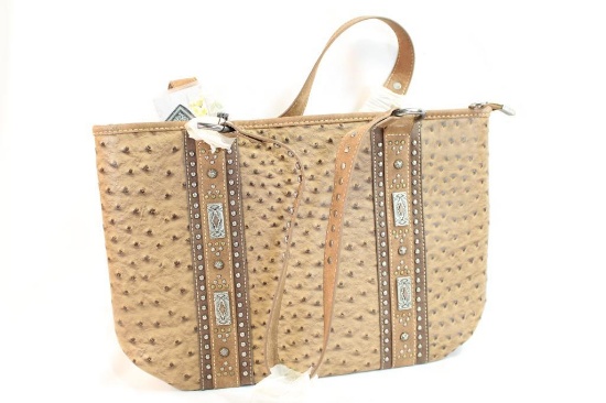 Montana West ostrich purse, new with tags