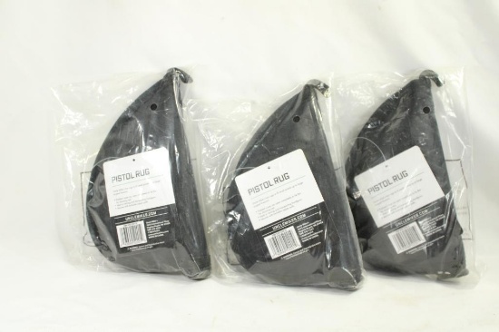 Three Uncle Mike's pistol rug zip up cases, new in bags