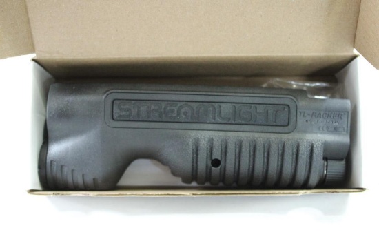 Streamlight TL-racker shotgun forend light, fits most Mossberg 590 shockwave 12 gauge shotguns