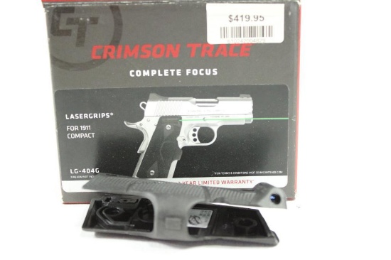 Crimson Trace complete focus laser grips for 1911 compact, new in box