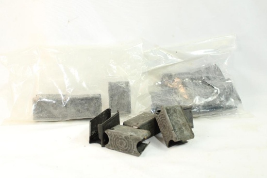 Two bags of M1 Garand en bloc clips, 20 count total