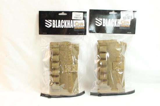 Two Blackhawk shotgun pouches, new in pkgs