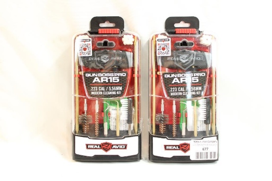 Two Gunboss Pro AR15 gun cleaning kits, new in pkgs