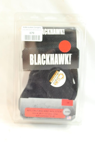 Blackhawk ambidextrous nylon pancake holster for Glock 26/27/33 and other sub-compact 9MM/.40. New