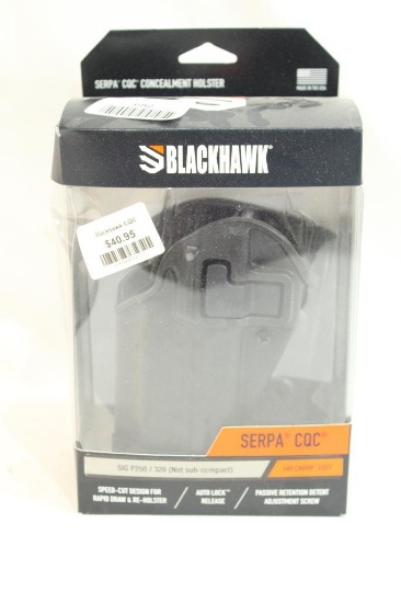 Blackhawk Serpa CQC left hip carry holster for Sig P250/320 not sub-compact, new in box