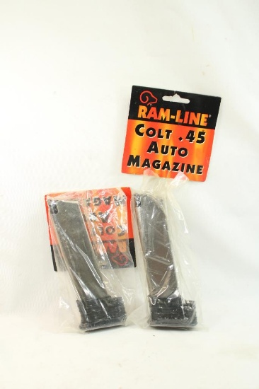 Two Ram-Line Colt .45 Auto 10 rnd mags, new in pkg