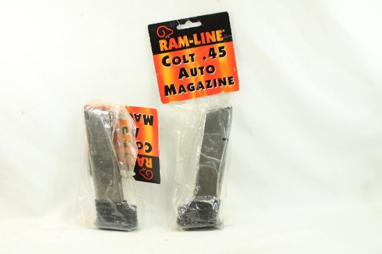 Two Ram-Line Colt .45 Auto 10 rnd mags, new in pkg
