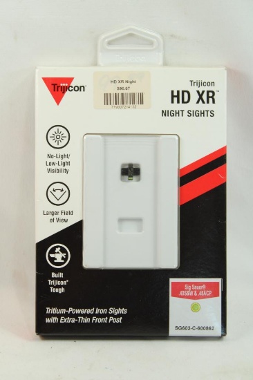 Trijicon HD XR night sights for Sig Sauer .40 S&W/.45 ACP