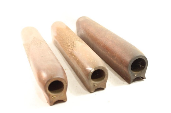 Four wood shotgun forends