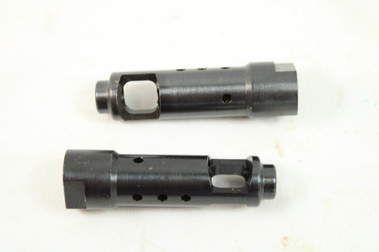 Two AK-74 combat muzzle brakes,