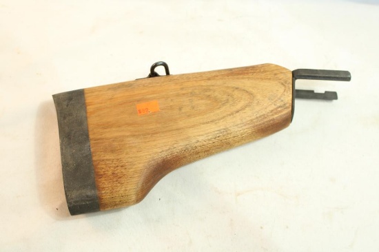 Wood rifle butt stock