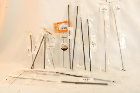 Sixteen various size gas tubes, new in pkgs