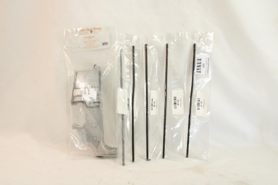 One AR-15 80% lower receiver and 5 gas tubes