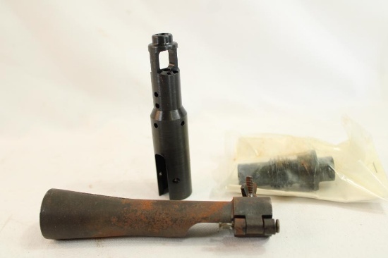 One combat muzzle brake for Mini-14, Flash hider for mini-14 and one threaded .45 barrel bushing
