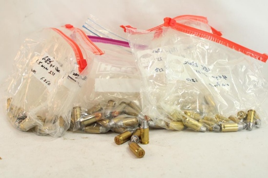 Bags of .45 auto reloads, 100 count total