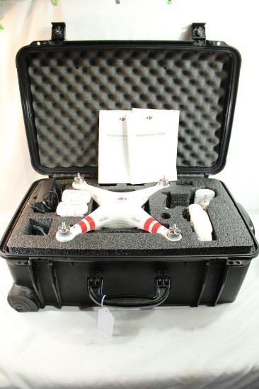 DJI Phantom 2 Vision+ drone in carry case
