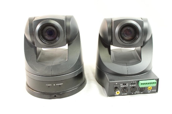 Two Sony color video cameras