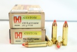 Two boxes of Hornady 450 Bushmaster 250 gr FTX. Count 40.