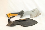 Fiskars clearing hatchet with nylon sheath