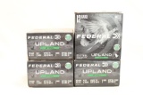 Four boxes of Federal 12 ga Upland steel #6 shot. Count 100.