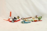 Twelve nostalgia type wrist watches, some with bands. Include Cinderella, Cabbage Patch, Corny ,