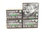 Four boxes of Federal 12 ga Upland steel #6 shot. Count 100.