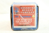 One box of Missouri Bullet Company .44 Hammer 300 gr WFN bullets, approx 350 count