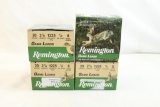 Four boxes of Remington 20 ga Game. One #8 shot, and three #6 shot. Count 100.