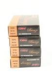 Four boxes of PMC Bronze 223 Rem 55 gr FMJ-BT. Count 80.