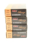 Four boxes of PMC Bronze 223 Rem 55 gr FMJ-BT. Count 80.