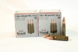 Two boxes of Sterling 7.62x39 FMJ. Count 40.